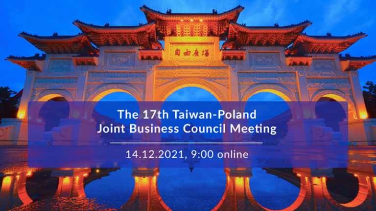 17. edycja biznesowego forum Polska – Tajwan ONLINE