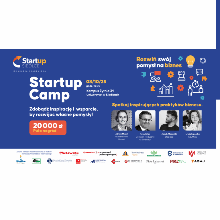 Startup Camp Siedlce 8 października 2025