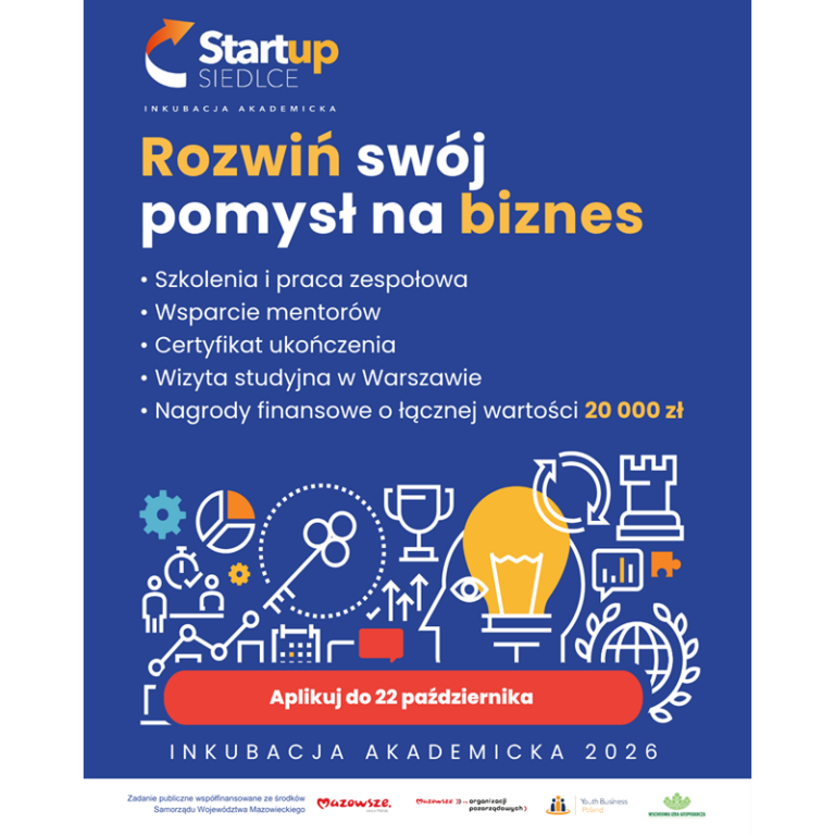 Startup Siedlce – Inkubacja Akademicka